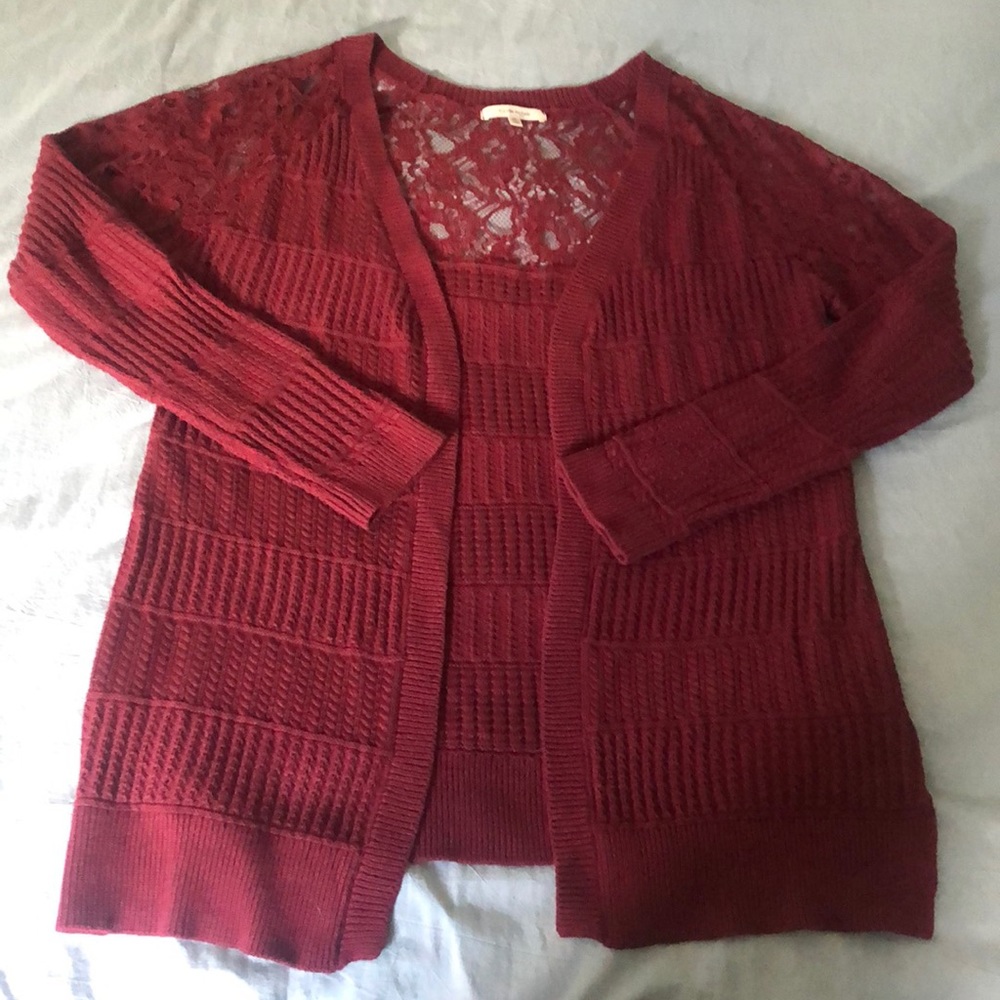 M 41 Hawthorn Maroon Cardigan
